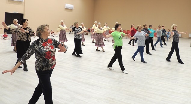 Мастер класс по хреографии для старшего поколения