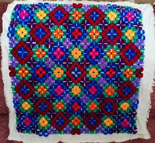 Пушистый крестик 2. Работа Фасолько Л.В